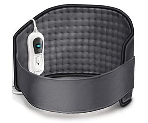 sinnlein Cintura Termica per Schiena e Reni | Termoforo Elettrico Schiena e Collo | Cintura Riscaldante con 3 impostazioni di Temperatura e Spegnimento Automatico