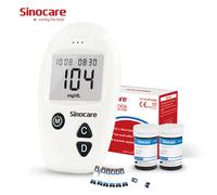 Sinocare Misuratore Glicemia Kit Safe-Accu with 50 strisce reattive