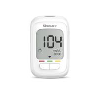 Sinocare Safe AQ Pro Glucometro Misuratore Glicemia nel Sangue Diabete Test Kit Allarme Intelligente per il Chetone nel Sangue con 25 Strisce e 25 Lancatte
