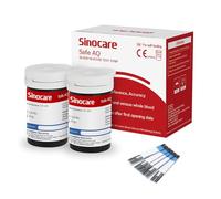 Sinocare Safe AQ Strisce Glicemia Senza Lancette, Strisce Reattive per Safe AQ Glucometro, 50 pcs