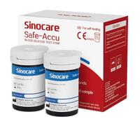 Sinocare Strisce Glicemia per Safe Accu, 50 x Striscette per Glicemia Senza Lancetta, Strisce reattive per il monitoraggio accurato della glicemia Strisce Reagente Glucosio[Lancetta non incluso]