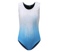 Sinoem Body da ginnastica per bambini e bambine, a maniche lunghe, senza maniche, per danza classica, per ginnastica, allenamento, dancewear