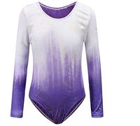 Sinoem Body da ginnastica per bambini e bambine, a maniche lunghe, senza maniche, per danza classica, per ginnastica, allenamento, dancewear