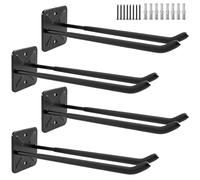 Sinoer Ganci da garage, appendiabiti da parete, organizer per capannoni, organizer per attrezzi pesanti, per attrezzi, passeggini, pneumatici per auto, attrezzi da giardino (confezione da 4)