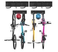 Sinoer supporto a parete per biciclette, port 4 biciclette -16 pollici -2 rotaie