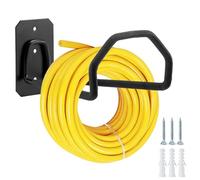 Sinoer Supporto per tubo da giardino in metallo, montaggio a parete, supporto per tubo dell'acqua da giardino, 1 pezzo