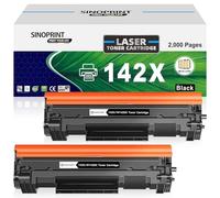 SINOPRINT 142X Toner Con Chip Compatibili per 142A Toner Sostituzione per HP LaserJet M140W per HP Laserjet M110W per M140WE M110WE M139WE M139W per W1420X W1420A (1 Nero)