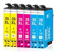 SINOPRINT 35XL Cartucce compatibili con Epson 35XL 35 XL Multipack per Workforce Pro WF-4720 WF-4725 WF-4730 WF-4740 WF-4720DWF WF-4725DWF WF-4730DTWF WF-4740DTWF (2 ciano, 2 magenta, 2 giallo)