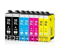 SINOPRINT 35XL Cartucce d'inchiostro compatibili con Epson 35 XL Multipack per Workforce Pro WF-4720 WF-4725 WF-4730 WF-4740 WF-4720DWF WF-4725DWF WF-4730DTWF WF-4740DTWF(2 nero 2 ciano 2 magenta 2