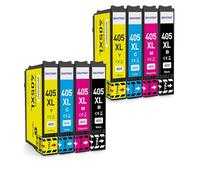 SINOPRINT 405XL Cartucce d'inchiostro Compatibile per Epson 405XL 405 per Epson Workforce Pro WF-4820 WF-4830 WF-3820 WF-7830 WF-3825 WF-7840 WF-7810 WF-4825 WF3820 WF4820 WF7840 WF4830, 8 Pack