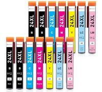 SINOPRINT Cartucce d'inchiostro compatibili Epson 24XL Multipack | Per Epson Expression Photo XP-970, XP-55, XP-950, XP-860, XP-960, XP-750, XP-760, XP-850, XP970 (4BK/2C/2M/2Y/2LC/2LM)