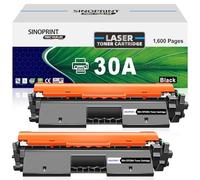 SINOPRINT Cartuccia Toner 30A Toner CF230A Compatibile con HP CF230A CF230X 30X Toner per HP Laserjet Pro MFP M227fdw M203dw M203dn M203d M227sdn M227fdn M227d(2 Nero)