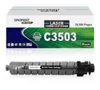 SINOPRINT Cartuccia toner nero compatibile ad alta resa C3503 841813 per stampante Ricoh MP C3003 MP C3503 MP C3504 MP C3504 MP C3504 (confezione da 1)