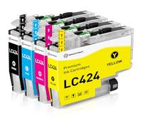 SINOPRINT LC424 Cartucce d'inchiostro Compatibile per Cartucce Brother LC424 Multipack per Brother DCP-J1200W DCP-J1200WE (4 Pack)