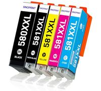 SINOPRINT PGI-580XXL CLI-581XXL Cartucce d'inchiostro Compatibili per Canon PGI-580 CLI-581 per Canon PIXMA TS6150 TS6151 TS6250 TS6251 TS8150 TS8151 TR7550 TS705 TR8550 TS9550 TS8250 TS8251 TS8350