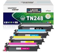 SINOPRINT TN248XL Toner di ricambio per Brother TN248 TN-248CMYK per Brother MFC-L3740CDW MFC-L3740CDWE DCP-L3560CDW MFC-L8390CDW HL-L3240CDW HL-L3220CWE DCP-L3520CDW MFC-L3760CDW L3520CDWE, 4 Pack