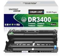 SINOPRINT Unità tamburo DR3400 compatibile con Brother DR-3400 per Brother DCP-L5500DN L6600DW HL-L5000D L5100DN L5100DNT L5200DW L6250DN L6300DW L6300DWT L6400DW L6400DWT MFC-L5700DWT 0DN L57 50DW