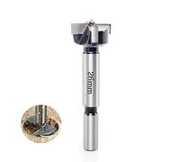 Sinoprotools HW Forstner - Punta per trapano Ø26 mm, codolo 10 mm, punte Forstner, con codolo rotondo, lunghezza 90 mm, accessori per trapano per legno, plastica