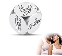 Sinorichh Regalo per coppie - Dadi in metallo per adulti - Set di dadi multi-scenari (1 set)
