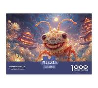 Sinoshow_24085_3d_cartoon_a_happy_cute_grasshopper_with_big_tee_9d6aef29-6730-476a-952a-78ad4091eb14_3 1000 Pezzi Puzzle Difficile, Impegnativo, Quasi Impossibile Puzzle, Juguetes Educativos Únicos Y
