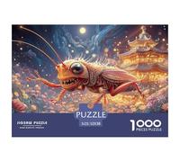 Sinoshow_24085_3d_cartoon_a_happy_cute_grasshopper_with_big_tee_c8955b7d-a5d6-4940-a460-57769ea1cc83_1 1000 Pezzi Puzzle Stimolante Ed Educativo Gioco Del Puzzle, Imágenes Vibra