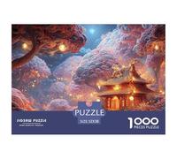 Sinoshow_24085_3d_cartoon_a_magical_forest_with_purple_trees_an_2253ffe7-b392-41ec-92eb-4ac322ca3f8a_2 1000 Pezzi Puzzle Difficile, Impegnativo, Quasi Impossibile Puzzle, Juguetes Educativos Únicos Y