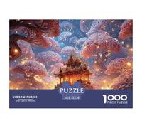 Sinoshow_24085_3d_cartoon_a_magical_forest_with_purple_trees_an_2253ffe7-b392-41ec-92eb-4ac322ca3f8a_4 1000 Pezzi Puzzle Stimolante Ed Educativo Puzzle, Juguetes Educativos Únicos Y Estimulantes, Un