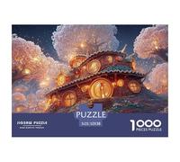 Sinoshow_24085_3d_cartoon_fantasy_hobbit_house_made_of_grass_an_511b564e-c46b-47ff-a0f6-8e666a042c8b_1 1000 Pezzi Puzzle Difficile, Impegnativo, Quasi Impossibile Gioco Del Puzzle