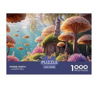 Sinoshow_24085_3d_cartoon-style_fantasy_world_of_mushrooms_and__4251eebf-576b-4e08-8d48-b70bf8e56c85_1 1000 Pezzi Puzzle Difficile, Impegnativo, Quasi Impossibile Puzzle, Juego Familiar Anti-Estrés,