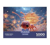 Sinoshow_24085_3d_cute_ant_under_a_leaf_in_the_rain_chibi_style_16ff8e95-00e8-4752-8e75-5d7fa7f18093_1 1000 Pezzi Puzzle Difficile, Impegnativo, Quasi Impossibile Puzzle, Imágen