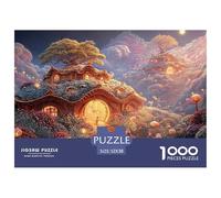 Sinoshow_24085_3d_illustration_of_the_shire_from_the_lord_of_th_b439f9fc-b8ed-4fe3-b570-5490dcc2d111_4 1000 Pezzi Puzzle Difficile, Impegnativo, Quasi Impossibile Gioco Del Puzzle, Juego Familiar Ant