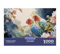 Sinoshow_24085_3d_painting_of_two_parrots_in_love_surrounded_by_e4c02bee-72e0-430f-9357-c4f1737de358_1 1000 Pezzi Puzzle Difficile, Impegnativo, Quasi Impossibile Puzzle, Juguetes Educativos Únicos Y