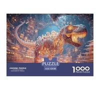 Sinoshow_24085_3d_render_of_a_cybernetic_t-rex_dinosaur_with_im_8fa8c27c-ccc2-4702-97ca-39f446d7437f_4 1000 Pezzi Puzzle Difficile, Impegnativo, Quasi Impossibile Puzzle, Juguetes Educativos Únicos Y