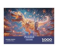 Sinoshow_24085_3d_render_of_a_cybernetic_t-rex_dinosaur_with_im_8fa8c27c-ccc2-4702-97ca-39f446d7437f_3 1000 Pezzi Puzzle Difficile, Impegnativo, Quasi Impossibile Puzzle, Juego Familiar Anti-Estrés,