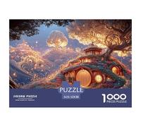 Sinoshow_24085_3d_render_of_a_hobbit_house_under_a_large_tree_w_27f3967f-173c-4a38-9d95-277c183dd534_3 1000 Pezzi Puzzle Difficile, Impegnativo, Quasi Impossibile Puzzle, Juguetes Educativos Únicos Y