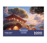 Sinoshow_24085_3d_render_of_hobbit_houses_with_trees_on_the_roo_3fa15b79-f744-41b6-a653-cf88726bc2f3_4 1000 Pezzi Puzzle Difficile, Impegnativo, Quasi Impossibile Puzzle, Juguetes Educativos Únicos Y