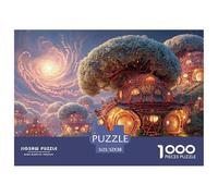 Sinoshow_24085_3d_render_of_hobbit_houses_with_trees_on_the_roo_3fa15b79-f744-41b6-a653-cf88726bc2f3_3 1000 Pezzi Puzzle Difficile, Impegnativo, Quasi Impossibile Puzzle, Imágen