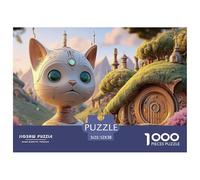 Sinoshow_24085_3d_rendering_of_an_ai_robot_with_cat_head_in_the_043d0919-62bc-4475-9d26-4c2f3cf028e2_1 1000 Pezzi Puzzle Stimolante Ed Educativo Gioco Del Puzzle, Juego Familiar Anti-Estrés, Regalo D