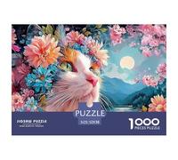 Sinoshow_24085_a_beautiful_cat_with_rainbow-colored_fur_adorned_d8a01e05-d56b-487d-8e35-68388ae2f997_2 1000 Pezzi Puzzle Difficile, Impegnativo, Quasi Impossibile Puzzle, Imágen