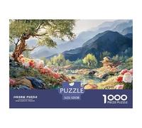 Sinoshow_24085_a_beautiful_landscape_painting_with_colorful_flo_339e34dd-b479-49f8-bd8c-52e81d5ba5fb_2 1000 Pezzi Puzzle Difficile, Impegnativo, Quasi Impossibile Puzzle, Imágen