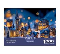 Sinoshow_24085_a_beautiful_little_town_in_the_snow_illuminated__05955c06-f95d-4831-bba8-6def4658feb7_4 1000 Pezzi Puzzle Stimolante Ed Educativo Gioco Del Puzzle, Imágenes Vibra