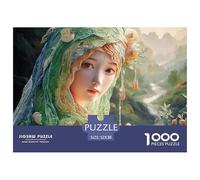 Sinoshow_24085_a_beautiful_princess_wearing_a_green_lace_dress__47fba2c5-9e9d-421f-9d28-1870a423c097_1 1000 Pezzi Puzzle Difficile, Impegnativo, Quasi Impossibile Puzzle, Juguetes Educativos Únicos Y