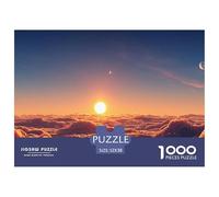 Sinoshow_24085_a_beautiful_sunrise_over_the_clouds_with_the_sun_352442d2-5f2f-4ba0-a07a-0abff919623f_1 1000 Pezzi Puzzle Stimolante Ed Educativo Gioco Del Puzzle, Imágenes Vibra