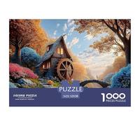 Sinoshow_24085_a_beautiful_water_mill_in_the_forest_surrounded__17eeb41d-f7e9-42d6-8867-6c49ccf16e26_2 1000 Pezzi Puzzle Divertente Ed Emozionante Puzzle, Imágenes Vibrantes, Re