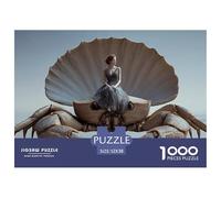 Sinoshow_24085_a_beautiful_woman_sitting_on_top_of_an_oversized_671d3f9c-5464-4599-aafa-310b8889036c_3 1000 Pezzi Puzzle Difficile, Impegnativo, Quasi Impossibile Puzzle, Juego Familiar Anti-Estrés,