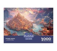 Sinoshow_24085_a_birds-eye_view_of_the_entire_map_with_mountain_59e5851f-5e68-42db-9baf-378643005156_3 1000 Pezzi Puzzle Difficile, Impegnativo, Quasi Impossibile Puzzle, Juguetes Educativos Únicos Y