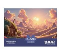 Sinoshow_24085_a_breathtaking_desert_landscape_at_sunset_with_r_2f575cc2-ed37-4a1d-837c-5f0ee707457b_4 1000 Pezzi Puzzle Stimolante Ed Educativo Puzzle, Juguetes Educativos Únicos Y Estimulantes, Un
