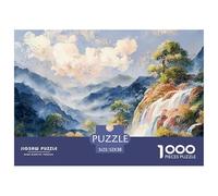 Sinoshow_24085_a_breathtaking_waterfall_cascades_down_the_rugge_047224c2-404f-4743-90f9-f0143faa17c9_4 1000 Pezzi Puzzle Difficile, Impegnativo, Quasi Impossibile Puzzle, Juego Familiar Anti-Estrés,
