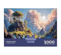 Sinoshow_24085_a_breathtaking_waterfall_cascades_down_the_rugge_3c431a35-874d-45fc-9279-d673f5d57813_3 1000 Pezzi Jigsaw Puzzle Difficile, Impegnativo, Quasi Impossibile Gioco Del Puzzle, Juego Famil