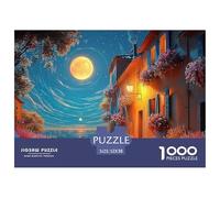 Sinoshow_24085_a_charming_italian_street_scene_at_night_with_co_b06ba91f-3458-4e39-bccf-97f38ffa9c92_4 1000 Pezzi Jigsaw Puzzle Difficile, Impegnativo, Quasi Impossibile Puzzle, Juego Familiar Anti-E